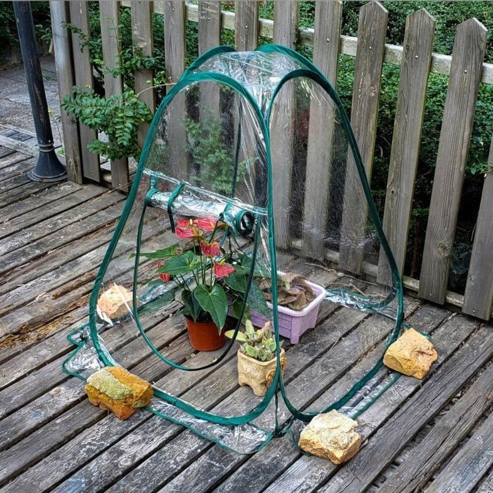 Transparent Portable Plant Tent PVC Transparent Grow Tent Durable Mini Greenhouse Winter Season