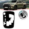 Накладка на панель переключения передач автомобиля Toyota Hilux 2015-2024 Piano Black, декоративная крышка рычага переключения передач из углеродного волокна