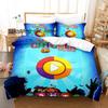 Angry Geometry Dash Bedding Collection Single Twin Full Queen King Size Bed Collection Game Bedroom Duvetcover Collections Anime With Bed Linen Col