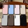 Классический чехол в горошек для Samsung Galaxy A73, A72, A71, A70, A53, A52, A51, Другие Мягкий черный чехол