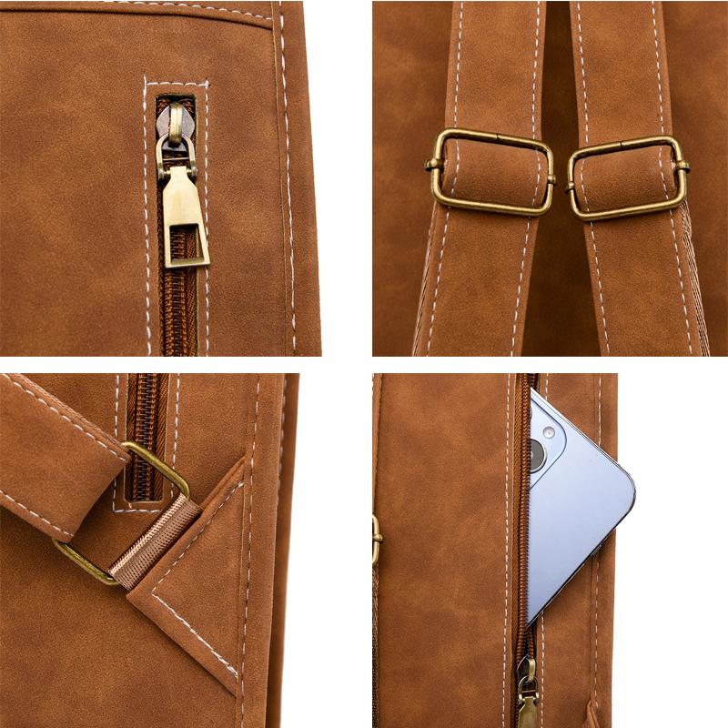 Модный женский рюкзак, винтажный кожаный рюкзак для девочек-подростков, школьный рюкзак, большая вместительная женская сумка на плечо, рюкзак Mochila