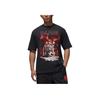 Jordan FW24 MJ PSG STMT SS GFX Удобная спортивная футболка с круглым вырезом и коротким рукавом для мужчин, цвет черный парусно-белый FV7734-045