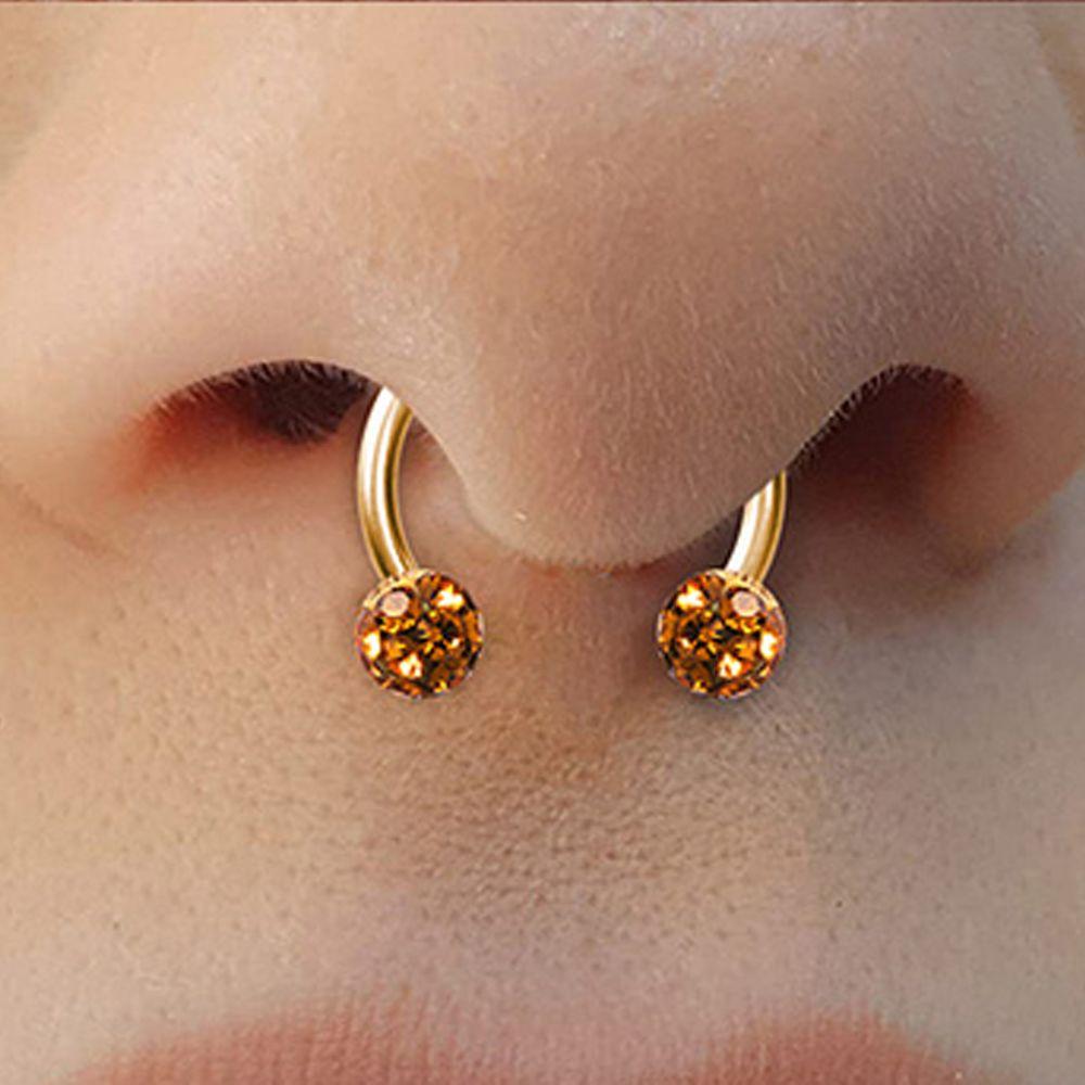 Lip Piercing Retainer Men Gifts Women Piercing Nose Ring Body Jewelry Stainless Steel Septum Rings