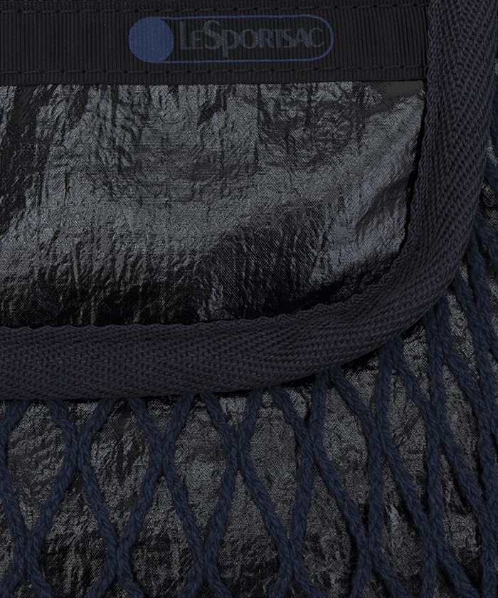 Официальная сумка-тоут MED NET TOTE Fishnet Black Foil [LeSportsac] BAG/1572 Женская