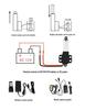 300mm Stroke Electric Linear Actuator with Wings - Miniature Brushed Motor, Double-Wing Telescopic Rod