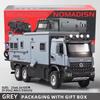 2026 Новый 1:24 Бенц Кемпер RV Моторхоум Игрушечная Модель Автомобиля, Литая Машинка-грузовик с Инерционным Механизмом, Модель Игрушечного Автомобиля со Звуком и Светом для Детей Мальчиков Девочек Мотоцикл