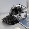 New tie-dye glitter breathable baseball cap women's summer outdoor casual versatile sunscreen sunshade cap