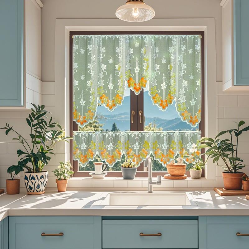 1шт дверной перегородчатый экран тюль красочный гостиная блокировка сращивание шторы кружево украшение дома