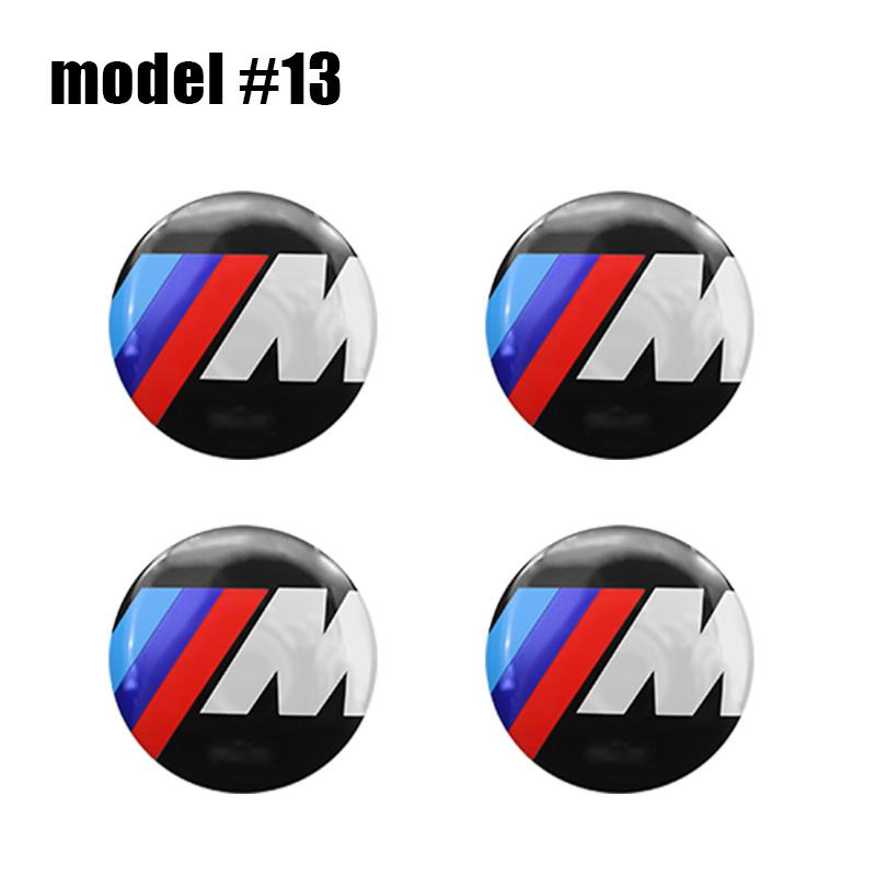 4Pc 56mm+60mm Car Logo Wheel Center Cap Emblem For BMW M Performance E46 E90 E60 F10 E39 F30 E36 F20 E87 E90 E70 Hub Cover Badge