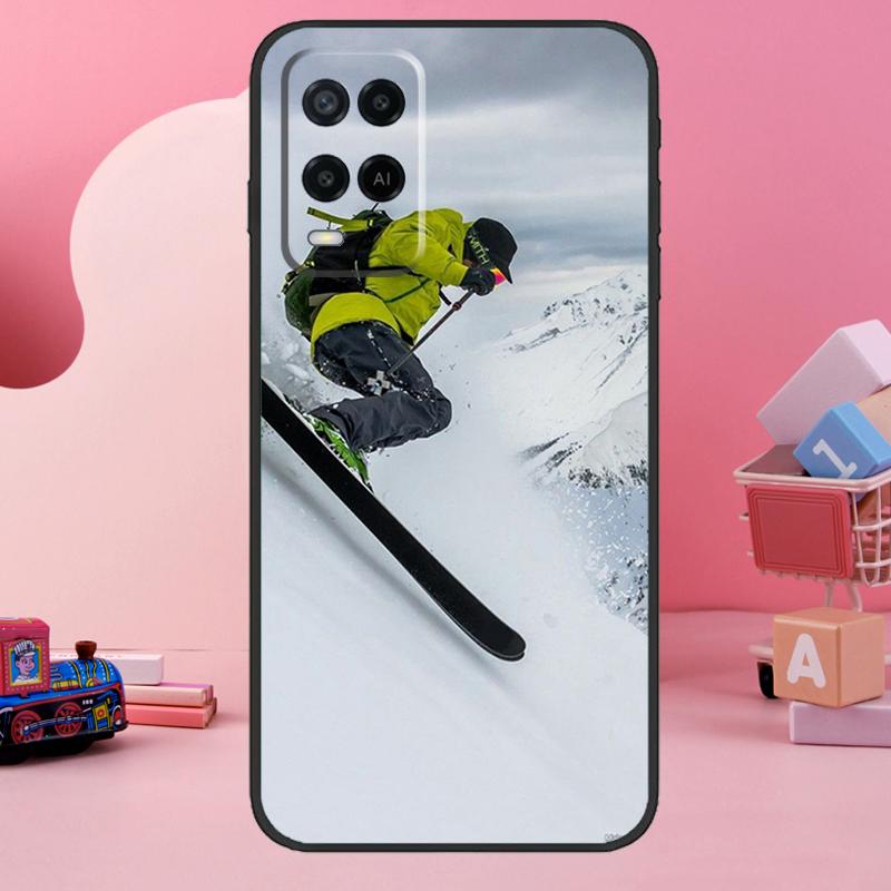 Чехол для лыж, снега, сноуборда для Oppo A98 A78 A18 A38 A58 A60 A80 A40 A77 A57 A17 A74 A54 A94 A96 A76 A16 A15 A5 Pro