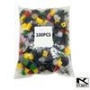 Kkjoy 100 шт. Заклепки-клипсы для дверной панели Автомобильный фиксатор подходит для всех типов автомобилей