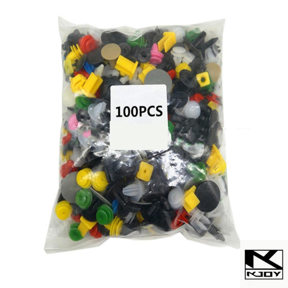 Kkjoy 100 шт. Заклепки-клипсы для дверной панели Автомобильный фиксатор подходит для всех типов автомобилей