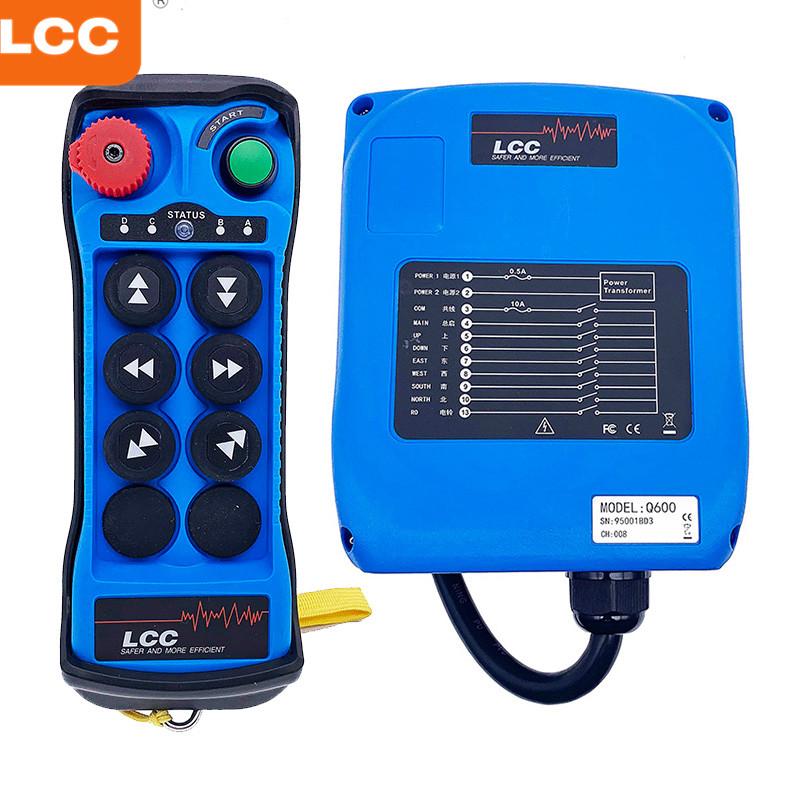 LCC Q600 Industrial Remote Control Infinitely Matched Code Remote Controller Large Instrumen Travelling Crane Lift Switch