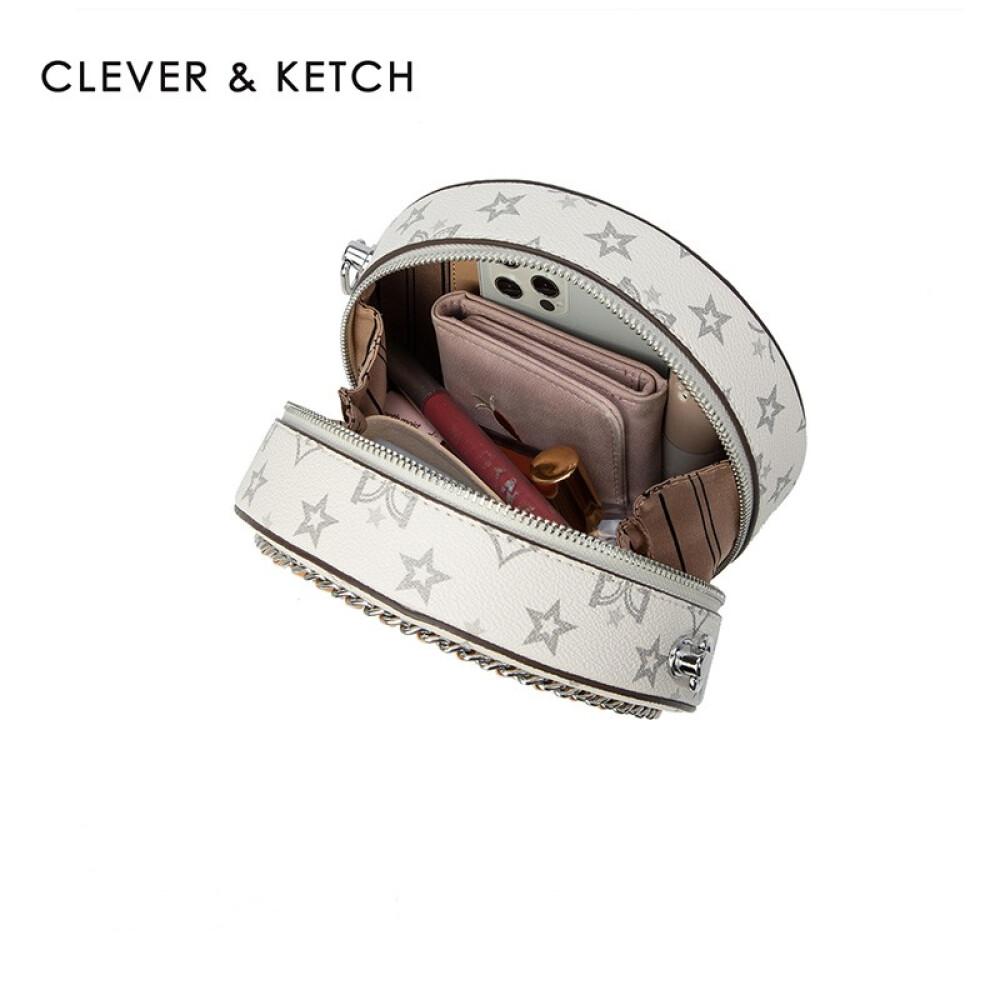 Модная маленькая круглая сумка, мини-сумка через плечо с цепочкой, подарок на день рождения, длина 18 см, ширина 8 см, высота 18 см