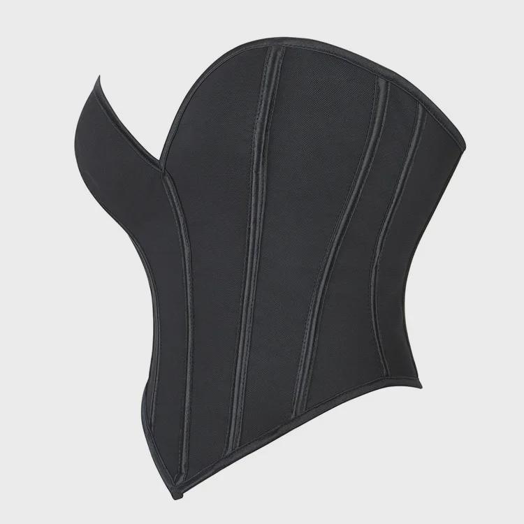 Милый сетчатый корсет-труба в форме сердца с открытыми плечами