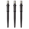 MISSION DARTS Mission Darts Sniper Points Black 28mm Darts Steel Point -Micro Grip-
