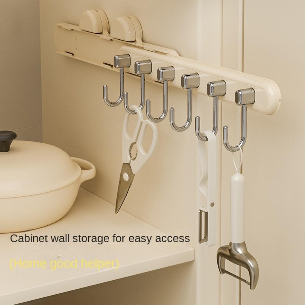 Punch-free Suction Cup Stretch Hook Wall-mounted Expansion Gap Hook Sticky Hook Coat Hanger