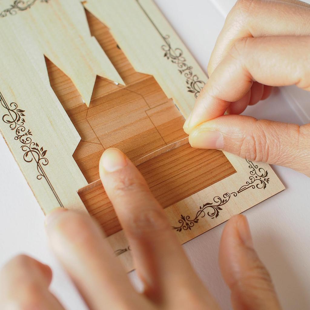 Набор для квиллинга замка KINOWA "Маленькая Бавария", Оригинальная ручная работа, Сделано в Японии