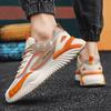 Fashion Men Shoes High Quality Sneakers Non-Slip Running Shoes Pu Leather Casual Shoes Breathable Fitness Training Shoes Summer