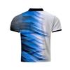 Fashionable Gradient Breathable Short Sleeved Shirt Suitable for Summer Sports and Leisure Outings, Comfortable Men's Polo Shirt