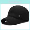 Simple Solid Color Middle Aged Warm Windproof Baseball Cap For Outdoors