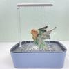 Efficient Electric Parrots Bathtub Shower Basin with Easy Control Water Flows for Small to Large Bird Daily Shower Use