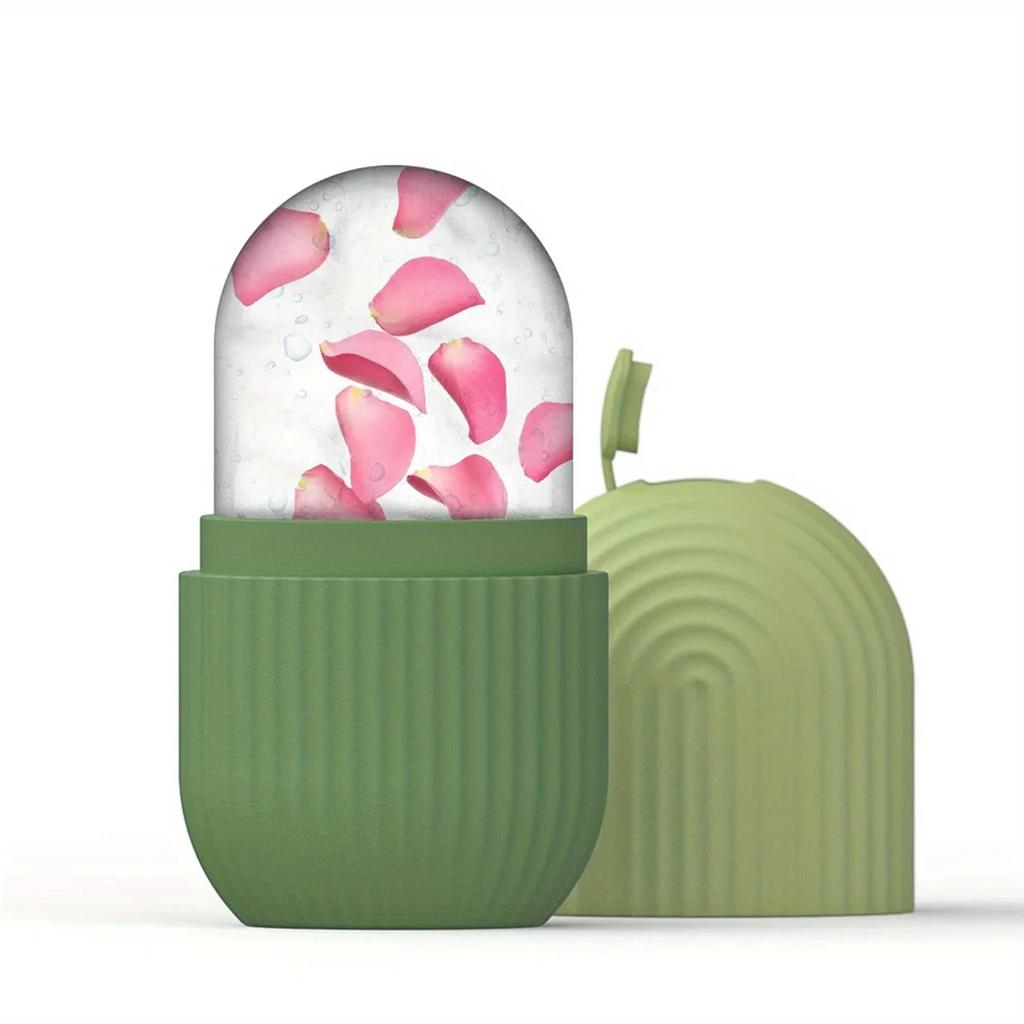 Ледяной ролик для лица и глаз Массаж лица Силиконовая форма для льда для красоты лица Снятие отечности Массажер для лица Инструменты для ухода за кожей