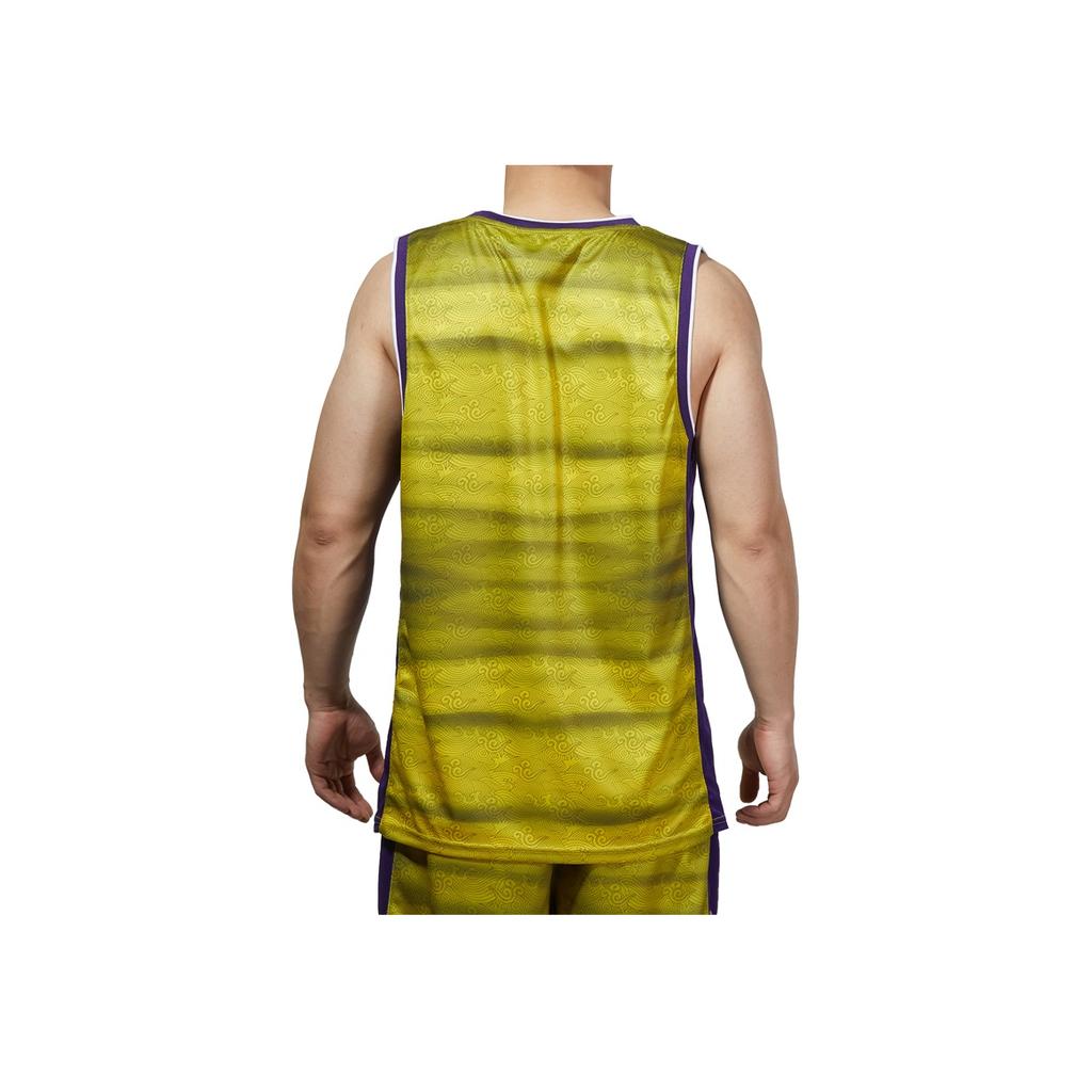 Under Armour Color Block Logo Print Basketball Knit Vest Men Tops Yellow 22500103-790