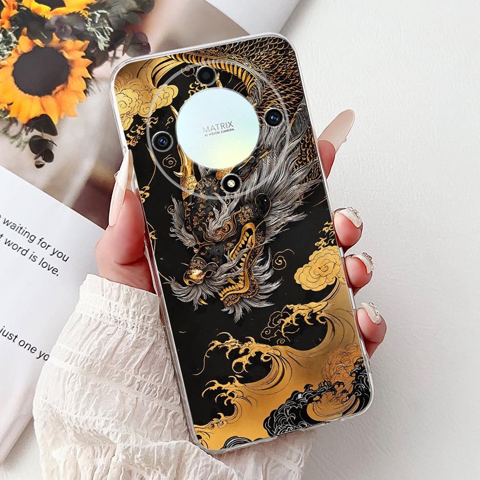 Чехол для Honor X9a Magic5 Lite Популярный Роскошный Расписной Чехол Мягкий Тонкий Чехол для Телефона Для Honor Magic 5 Lite HonorX9a Задняя Крышка Сумки