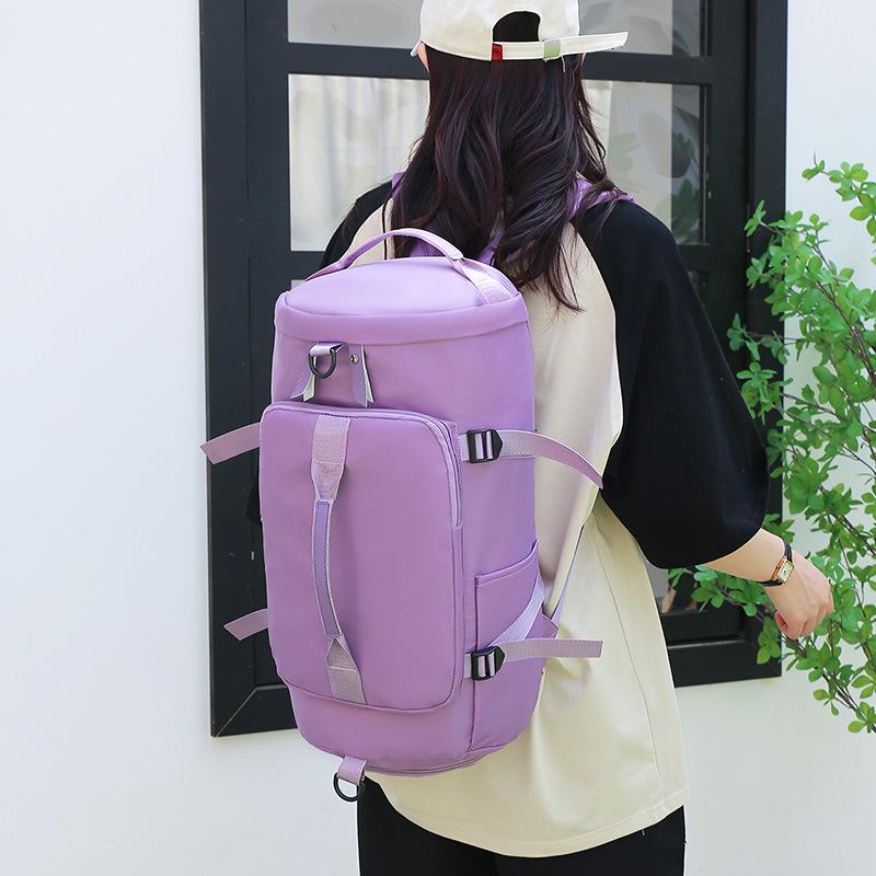 New casual yoga bag, large capacity, personalized single-shoulder travel bag, fashionable sports and fitness backpack, crossbody bag