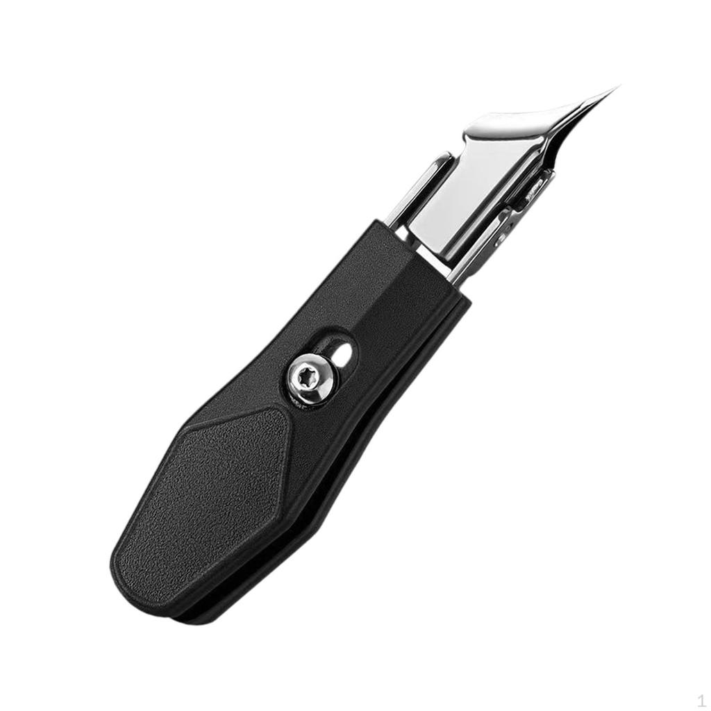 Ножницы для ногтей Кусачки для ногтей Триммер из нержавеющей стали Инструмент для подстригания Широкое раскрытие челюстей для путешествий Пожилые люди