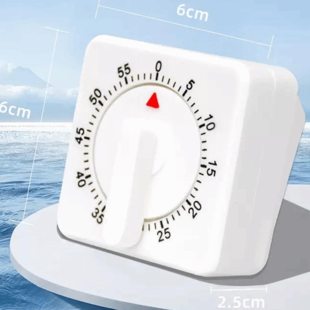 Loud Alarm Mechanical Kitchen Timer Plastic Visual Countdown Timer Children's Timer Kitchen