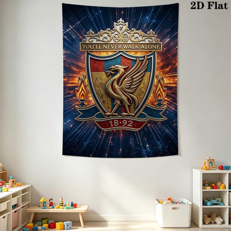 Fc Liverpool You'Ll Never Walk Alone Threepiece Set 1 Duvet Cover 2 Pillowcase Without Core Soft And Comfortable Bedding Set