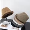 Women' Velvet Thickened Bucket Hat, Winter Cold Protection and Warm Ear Protection, Thick Basin Hat, Fisherman's Hat.