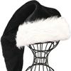 2Pcs Christmas Hats 29.53inch Luxurious And Warm Santa Hats Suitable For Adult Women, Christmas Gift, One Size Fits All