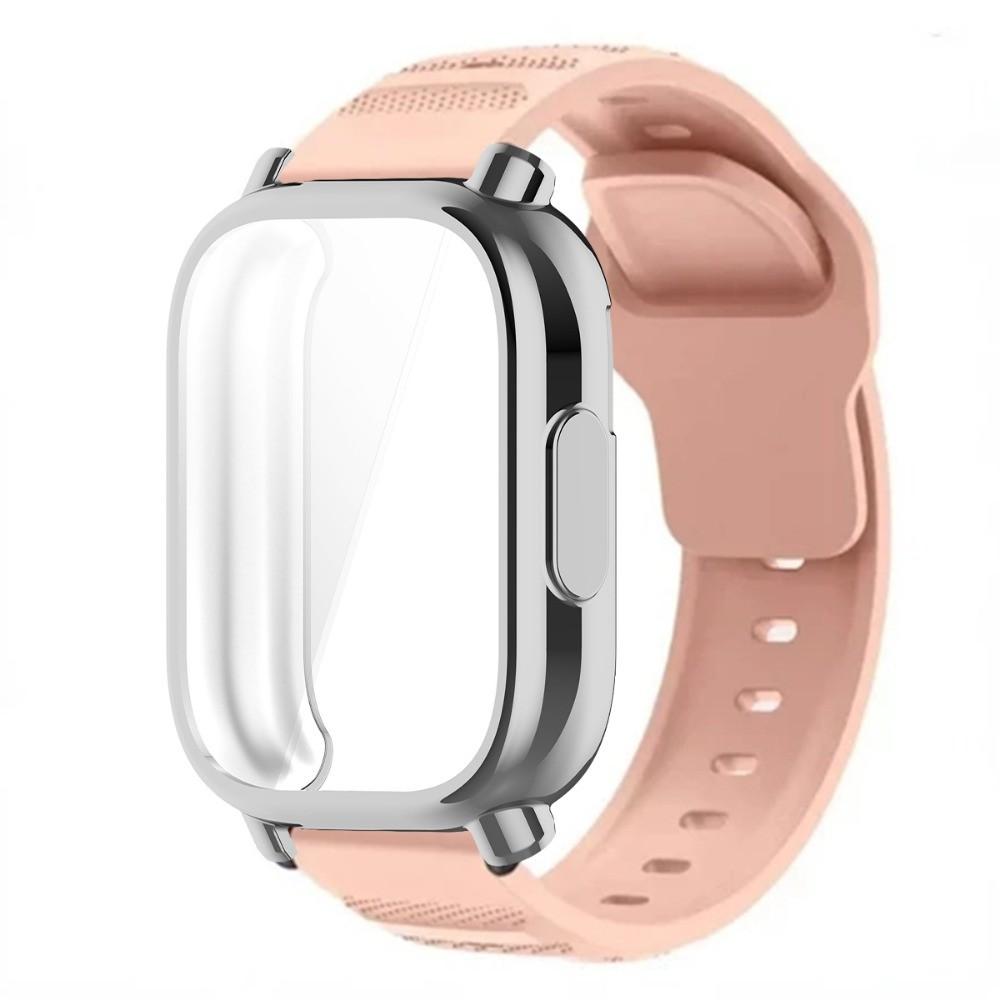 Дышащий силиконовый ремешок+ТПУ защитная пленка для экрана для Redmi Watch 5 Active Band Мягкий чехол для Redmi Watch 5 Lite Спортивный ремешок Correa