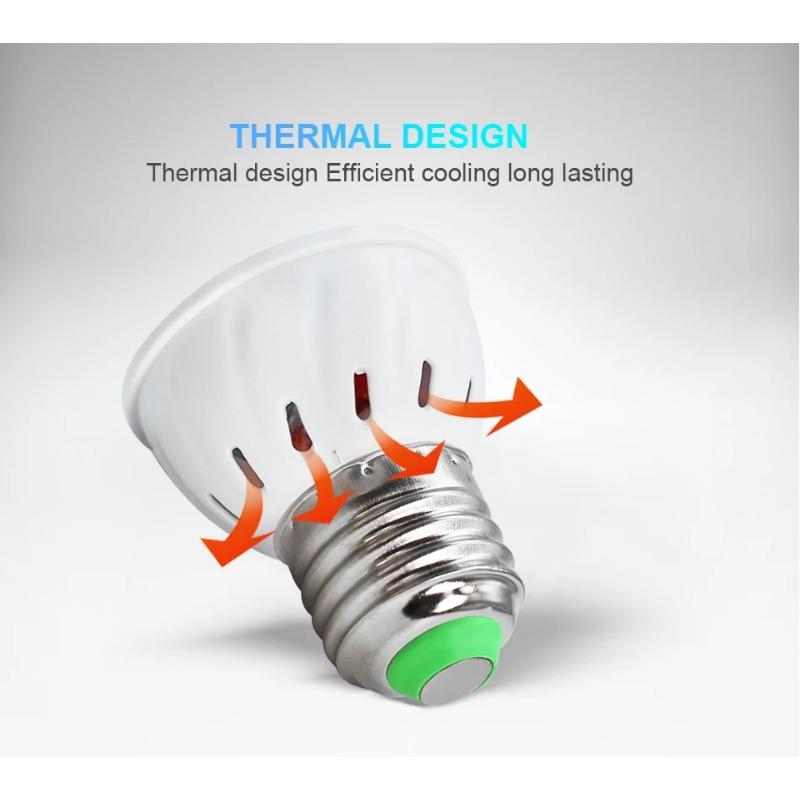 Светодиодная лампа для выращивания растений 220 В E27 60 80 светодиодов, светодиодная лампа полного спектра для гидропонного выращивания растений, комнатная фито-лампа для цветов
