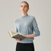 Zhaojun Women's 100% Cashmere Cable Knit Sweater
