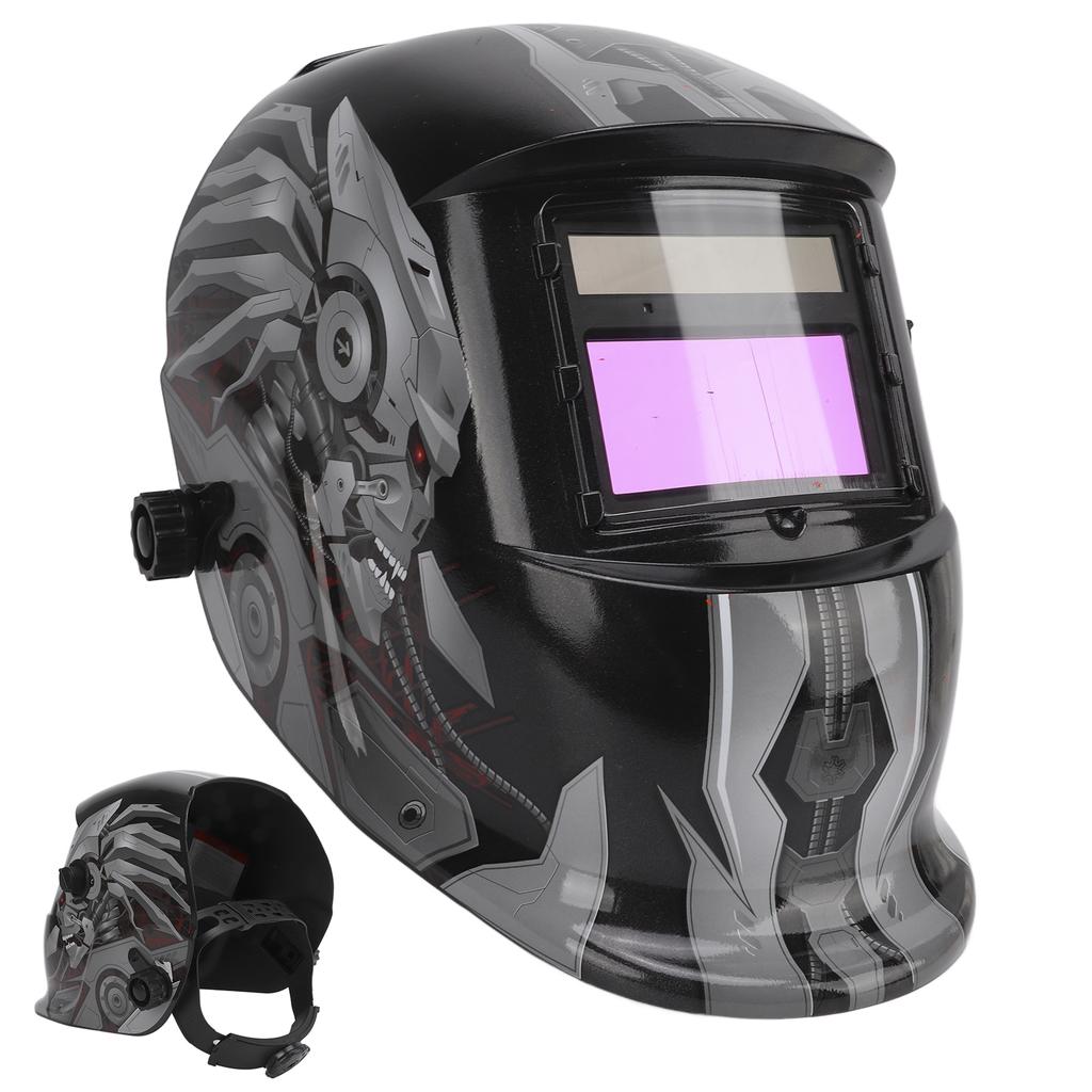 Сварочный шлем с солнечной краской, монтируемая на голову, маска для аргонодуговой сварки с автоматическим затемнением