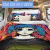 Sally Face Pattern Bedding,Quilt Set Quilt Cover Pillowcase Home Birthday Gift (1*duvet cover+2*pillowcase,without core)XSJT0917181