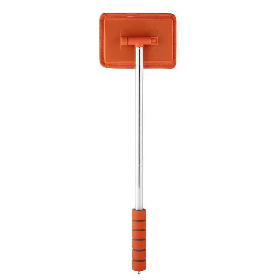 Швабра для мытья окон с длинной ручкой, инструмент для чистки лобового стекла, аквариума, автомобильного внутреннего стекла, стеклоочистителя для ванной комнаты, кухни, столешницы, стеклянных стен, окон