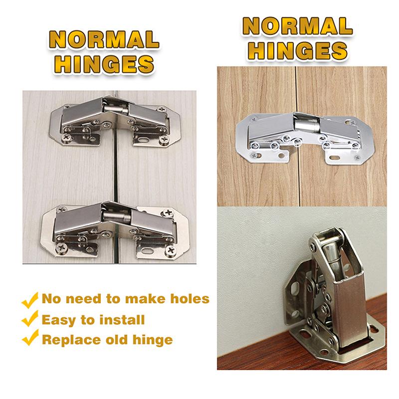 WCIC новые демпфирующие дверцы шкафа без ударов, гидравлический буфер, полное наложение, мягкие петли закрытия, дверца кухонного шкафа, шкафа