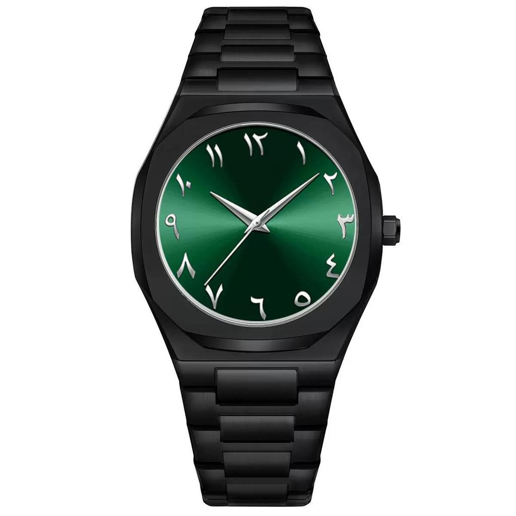 Мужские кварцевые часы высокого класса с арабскими цифрами – Элегантный деловой дизайн