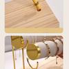 Metal Storage Rack Velvet Jewelry Display Stand Bracelet Organizer Holder  Bracelet