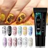8 мл гель для стемпинга, декоративный 12 цветов, светодиодный полимер, длительный срок службы, нежный узор для дизайна ногтей, замачиваемый гель для штамповки, лак для ногтей, принадлежности для ногтей