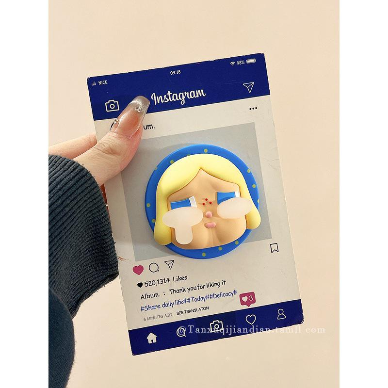 Очаровательная плачущая мультяшная звезда, магнитная подставка для iPhone/Huawei - Совместима с Hello Kitty