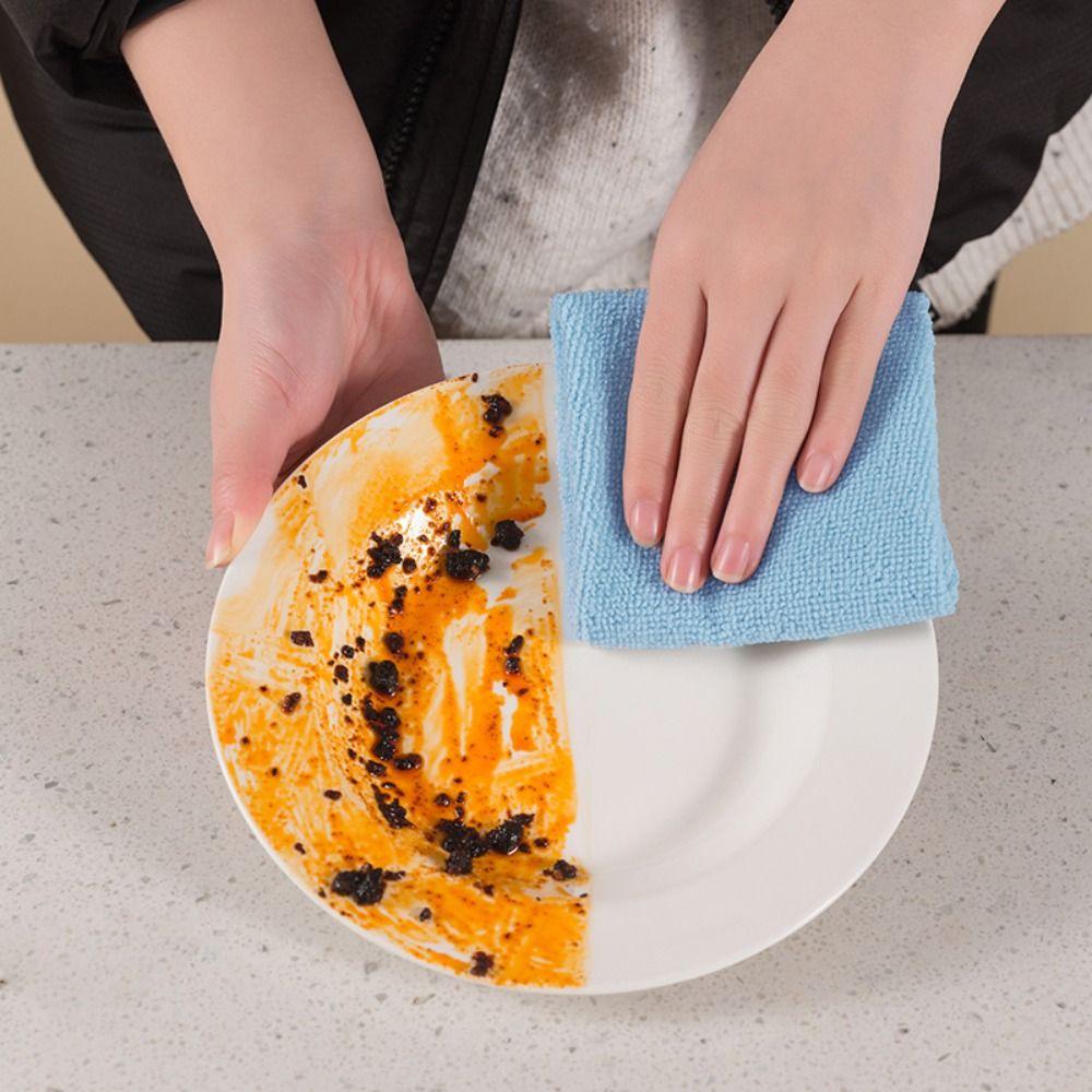 20PCS/Roll Replacement Microfiber Towel Absorbent Kitchen Cleaning Dishcloth