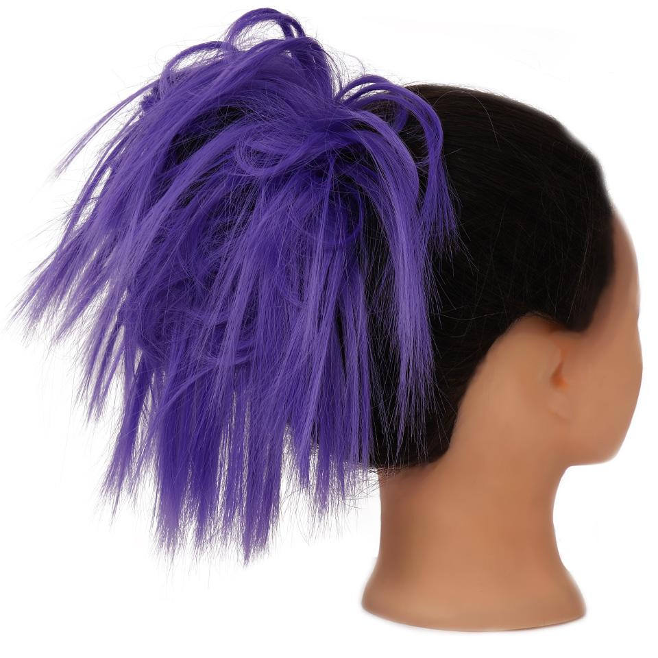 Шиньоны из синтетических волос, грязные резинки для волос, резинка для волос, пучок, прямая прическа, наращивание волос для женщин