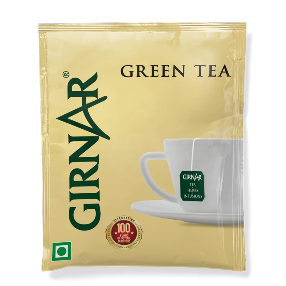 Girnar Green Tea 25 Tea Bags Pack of 1 Antioxidant Metabolism Boosting Healthy Beverage