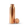 Copper Water Bottle 1 Ltr | Copper Bottle for Men & Women BPA Free & Leak Proof | Easy To Carry | Suitable for Yoga, School & Office (Smooth Finish)